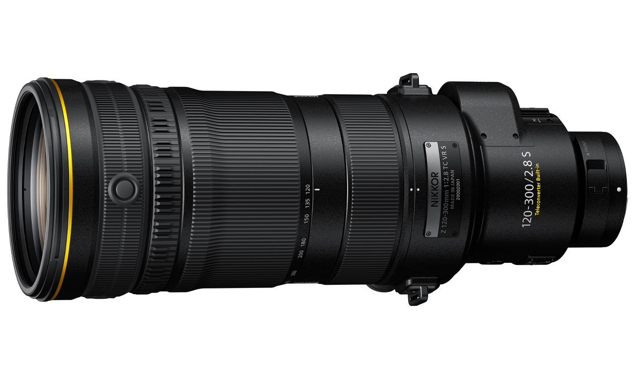 Nikon is developing the NIKKOR Z 120-300mm f/2.8 TC VR S, a telephoto zoom lens with a built-in 1.4x teleconverter