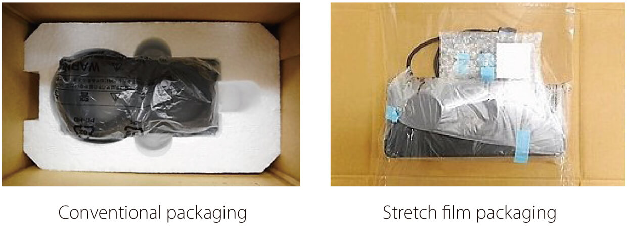 Conventional packaging/Stretch film packaging