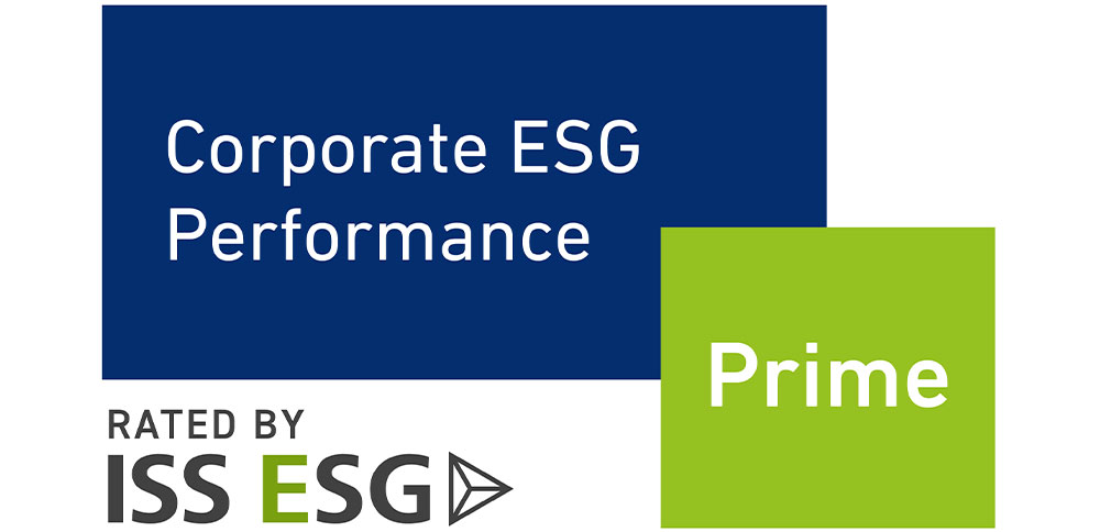 Corporate ESG Performance Prime RATED BY ISS ESG