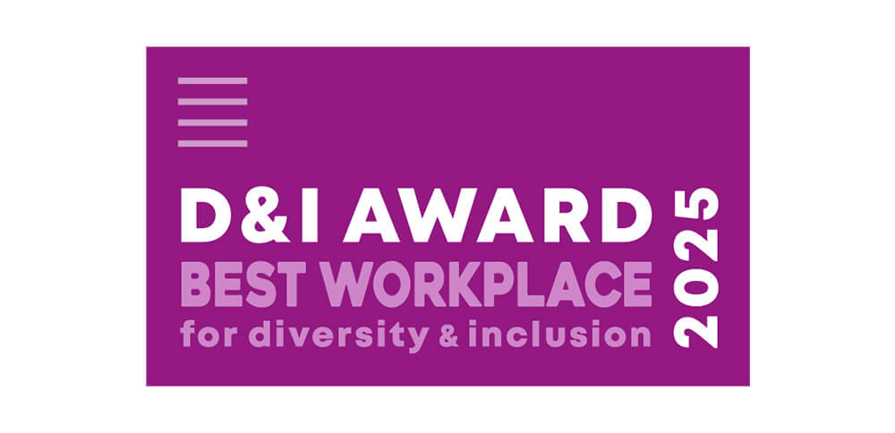 D&I AWARD 2025 BEST WORKPLACE for diversity and inclusion