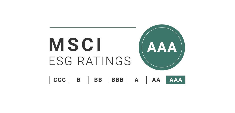 MSCI ESG Rating “AAA“