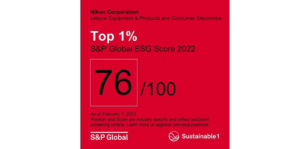 Sustainability Yearbook 2023 Top1% S&P Global ESG Score