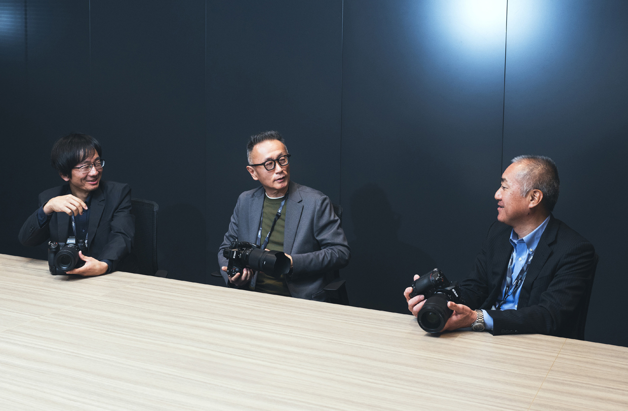 From left to right: Shinichi Furukawa, Masahiko Inoue, and Hirobumi Suzuki from Nikon
