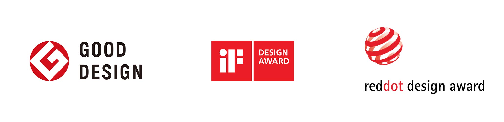 Logo:Good Design Award,iF design award,Red Dot Award