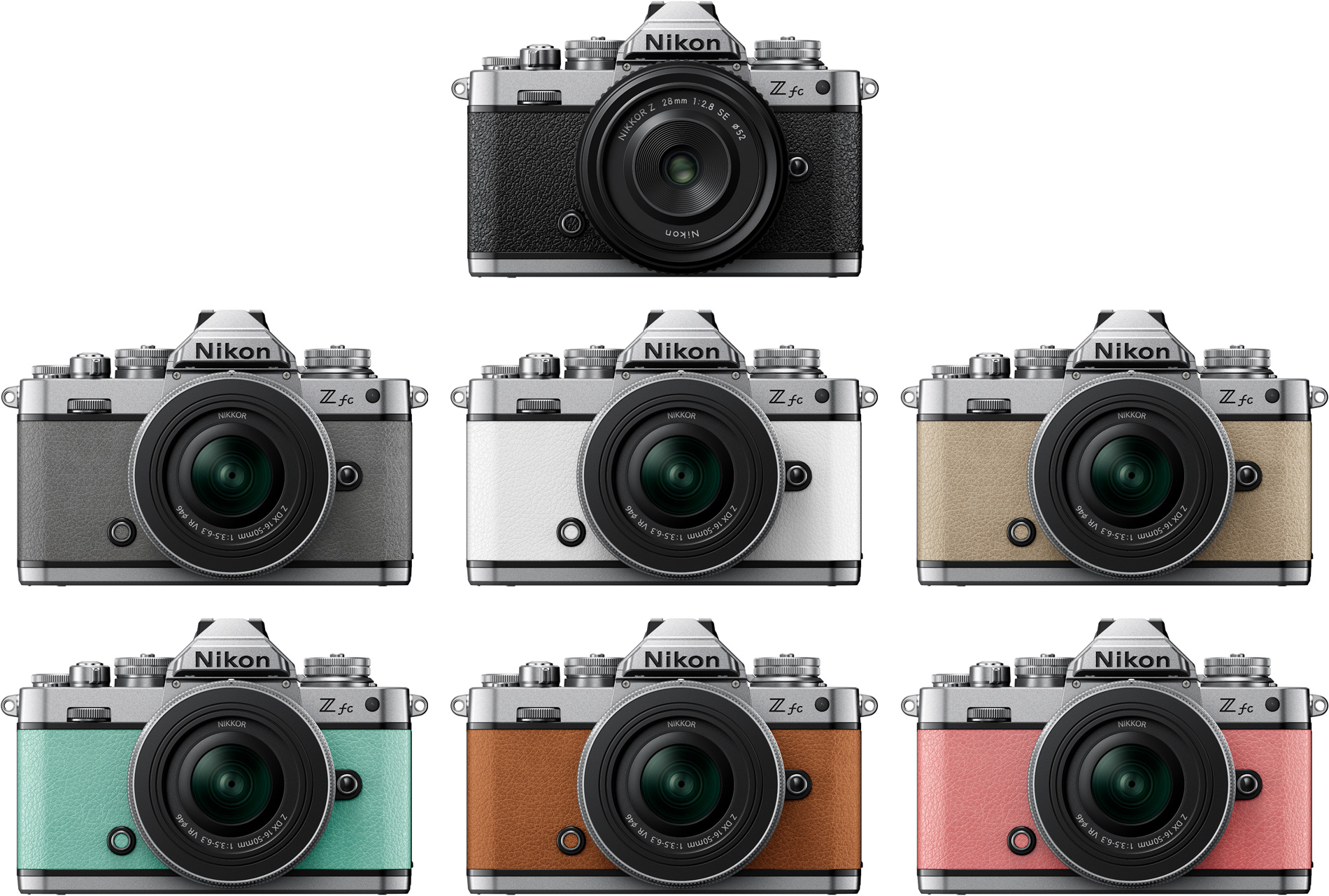 Nikon Z fc and "Premium Exterior", customizable color options
